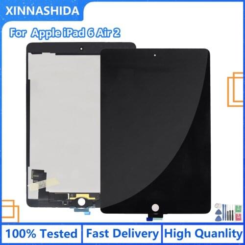9.7" LCD For iPad Air 2 iPad 6 LCD Display A1566 A1567 Touch Screen Digitizer Assembly for iPad Air 2 iPad 6 LCD