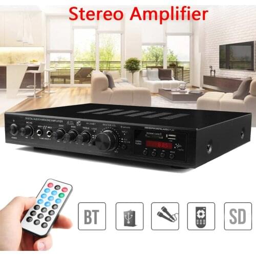 720W 5 Channel bluetooth HiFi Stereo Amplifier LED Digital Karaoke Home Cinema Home Theater Amplifiers Home Amplifiers