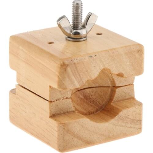 Wooden Clamp Tool Movement Adjustable Watch Holder Plastic Repair Fixer
