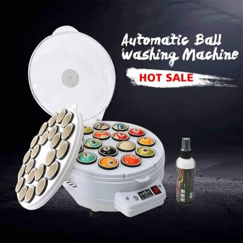Billiard Ball Washing Electronic Machine Pool/Snooker Billiard Ball Cleaner For16&22 Balls Fully Automatic Billiard Accessories