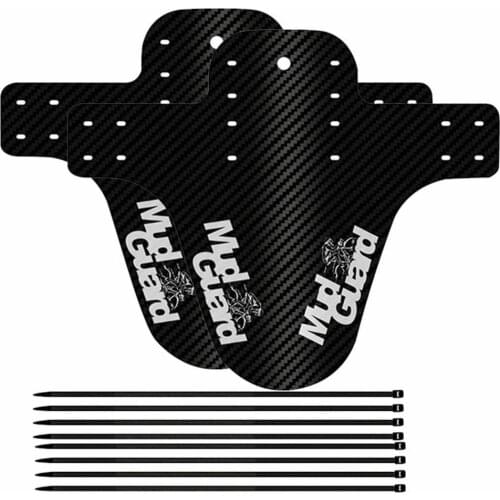 Mini Bicycle Fenders Colorful Carbon Fiber Front /rear Bike Mudguard MTB Mountain Bike Wings Mud Guard Cycling Accessories