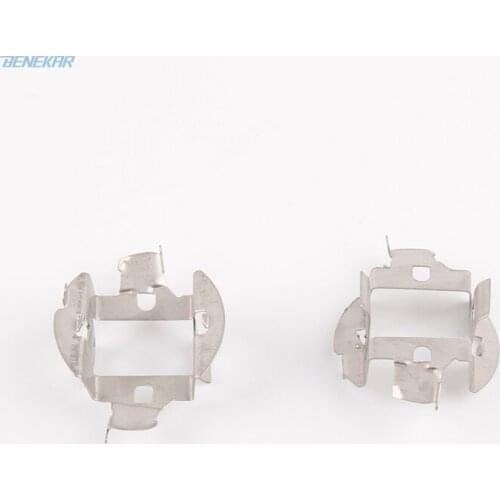 Benekar 2 X H7 HID Lamp Bulbs Retainer Clips Adapter Holders Fits For BMW Audi Mercedes VW Bora