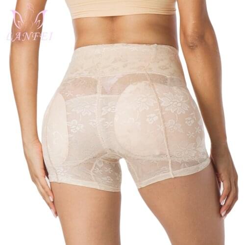 LANFEI Women Booty Butt Lifter Pads Pant Fake Ass Big Control Panties Hip Enhancer Shaper Brief Push Up Underwear Bottom Panties