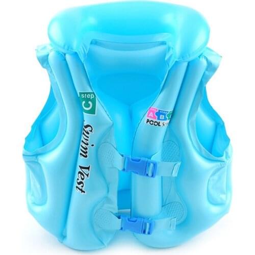 Inflatable Childrens Swimming Suit Children Boost Safety Training Suit Vest Swimming Floating Air Life Jacket