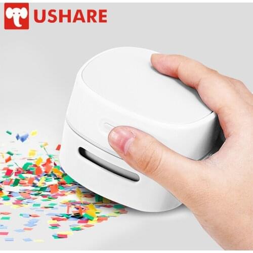 Ushare Desktop Vacuum Cleaner New Mini Table Sweeper Electric Multifunctional Desk Dust Tools Cleaner Accessories for Office