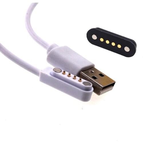 Pogo Pin 4-pin Male Head Female Head 2.50mm Pitch Power Supply Charging Panel USB Magnetic Charging Charging Cable