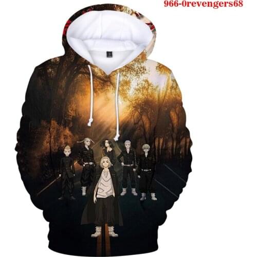 2021 Autumn Tokyo Revengers Anime 3d Printed Hoodie Mens Womens Childrens Cute Fashion Tokyo Revengers Sweatshirt Streetwear