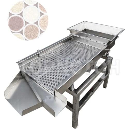 Vibrating Screening Machine Multifunctional Rice Corn Wheat Grain Vibrating Screen Household Electric Screener Vibrating