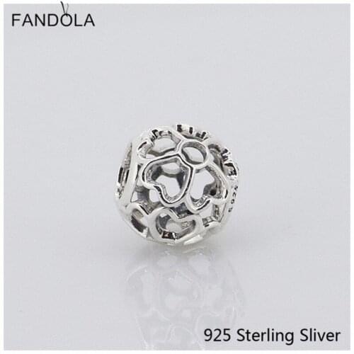 CKK Silver 925 Jewelry Openwork Primrose Charms Fashion Beads Fits Original Bracelets DIY Sterling Jewelry