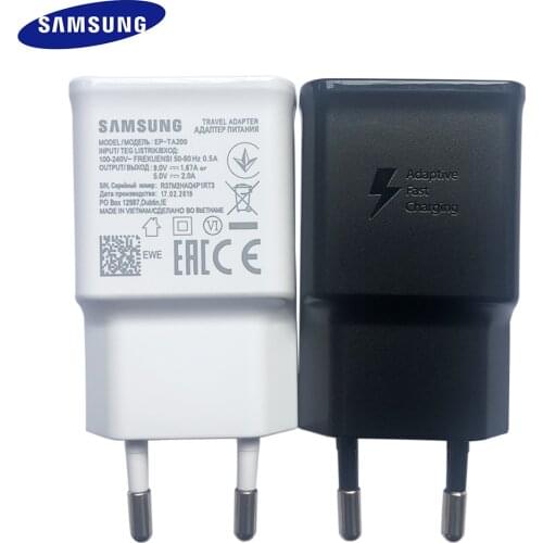 Original Samsung EP-TA200 EU US Fast Charger Quick Travel Adapter For Galaxy S10 S9 S8 S7 S6 Edge Plus J5 J7 J3 Note 9 8 A 7 5 3