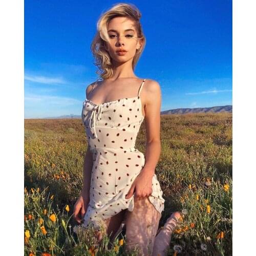 ZSIIBO Red Summer Dresses