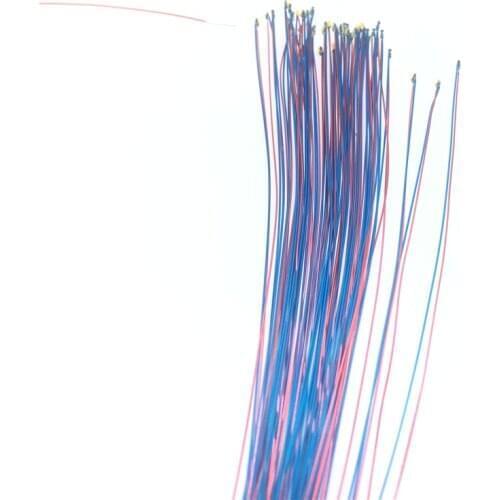 0402 SMD Model Train HO N OO Scale Pre-soldered Micro Litz Wired LED Leads Wires 20cm