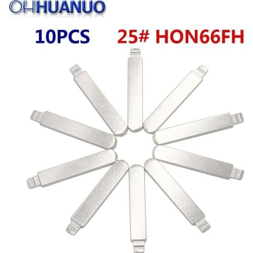 10pcs/lot for KD Universal Remote uncut blank Blade # 25 HON66FH for Honda Accord (2.4 / 3.0) Fit,city, New Odyssey for Acura