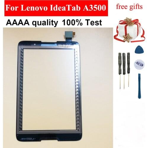 100% Test Black For Lenovo IdeaTab A3500 A3500-F A3500-H A3500-HV A7-50 Touch Screen Digitizer Panel Glass Sensor
