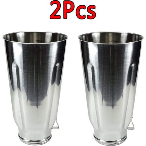 2Pcs 304 Stainless Jar Cup 1.25L Blender Parts Spare Replacement Parts For Oster OS 0041 2725 2726 4101-8 6647 Kitchen Appliance
