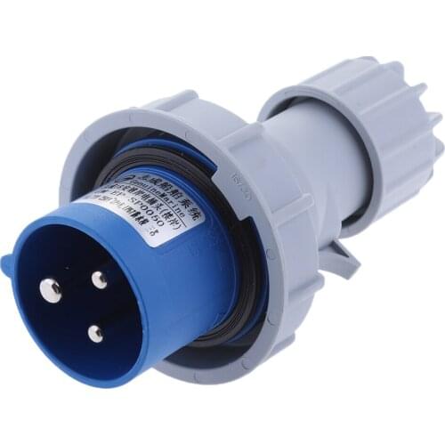 220-250V Power Socket 16amp Extention Male Plug For RV Boat Marine Yacht