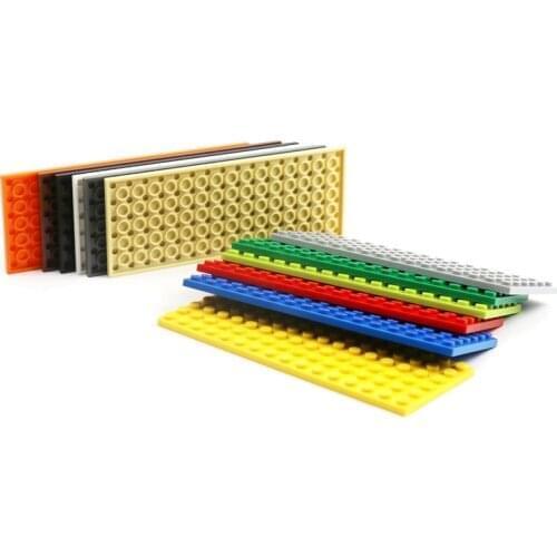 30pcs MOC Building Blocks Parts Compatible Assemble Particles 3027 Plate 6x16 DIY Robot Accessory Educational Creative gift Toys