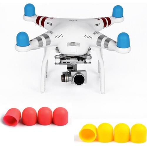 4Pcs Drone Motor Protective Cap Cover Soft silicone case Guard For DJI Phantom 3 / 4 Phantom 4pro drone Accessories