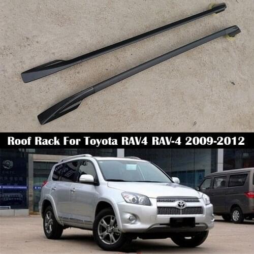 Aluminum Alloy Roof Rack For Toyota RAV4 RAV-4 2009-2012 OEM Style Rails Bar Luggage Carrier Bars top Cross bar Rack Rail Boxes