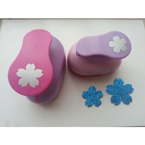 Free shipping 2pcs flower (1.5 inch and 2 inch) Scrapbooking punch foam paper craft punchers eva foam punchers paper punches