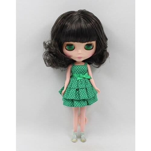 Free shipping Nude dolls(Mixed black hair)