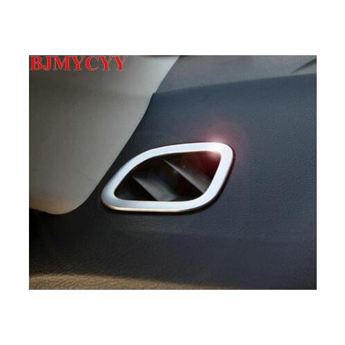 BJMYCYY Chrome Upper Air Conditioning Vent Cover Trim Matt Chromed Accessories Auto Parts For Suzuki Vitara Escudo 2015 2016