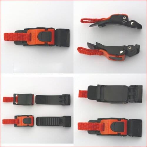 Motorcycle Helmet Safety Quick-release Buckle 9 Gear Quick Professional Chin Strap Buckle Iron Plastic Material Helmet Lock