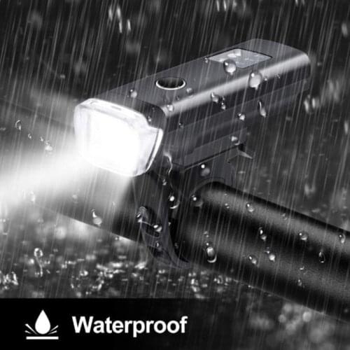 1200mAh Bicycle Front Taillight Suit LED Sensor Bike Light USB Rechargeable 350 Lumens Flashlight Cycling Lamp Bike Accessories