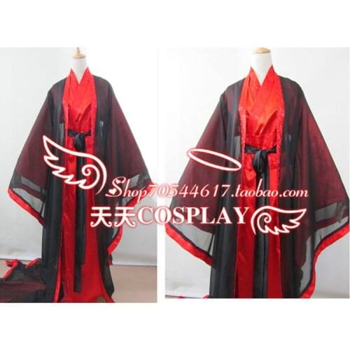 Huarong Tianxia Chonglian Red Kimono Set Cosplay Costume K002
