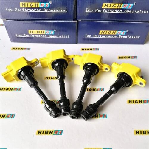 4 pcs Ignition Coils For Altima 2002-2008 Sentra 2.5L L4 C1398 X-Trail 224338H315, 224488H300, 224488H310, 224488H311 UF350