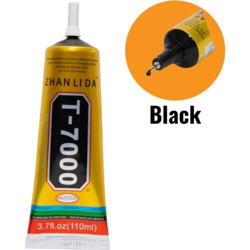 110ML Zhanlida T7000 LCD Frame Repair Glue DIY Jewelry Glue Strong Adhesive Waterproof Liquid Good Quality Super Fast Black Glue