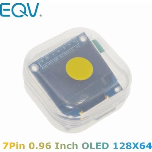 0.96 Inch SPI OLED Display Module Yellow blue double color 128X64 OLED 7Pin Driver Chip SSD1306 for arduino