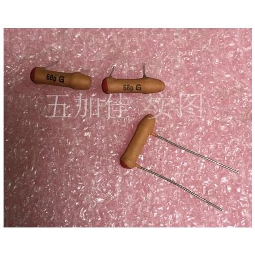 Original new 100% RDLT0316400V68P 400V68PF 2% ceramic silver mica capacitor 5*16mm foot distance 11mm (Inductor)