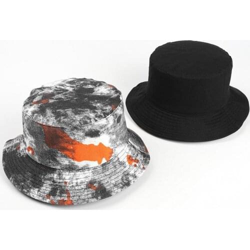 LDSLYJR 2021 cotton print Bucket Hat Fisherman Hat outdoor travel hat Sun Cap Hats for Men and Women 263