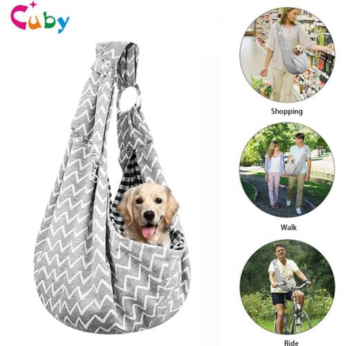 Cats bag sling pet goods Dog Carrying Supplies adjustable belt breathing Outdoor Travel small dog bag