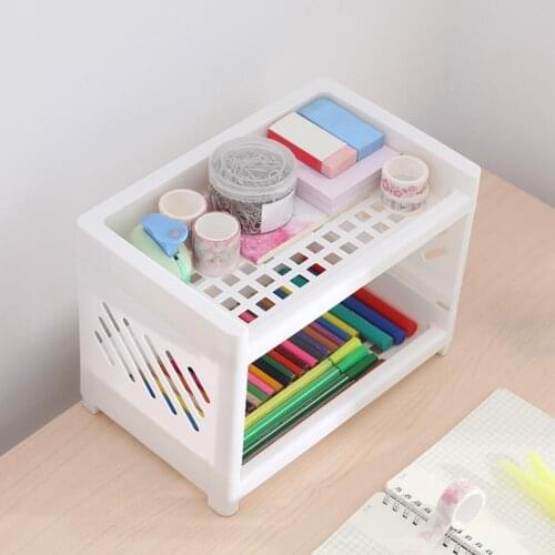 Sturdy Premium Space-saving Desktop Shelf Lightweight Desktop Organizer Fine Workmanship for Bathroom