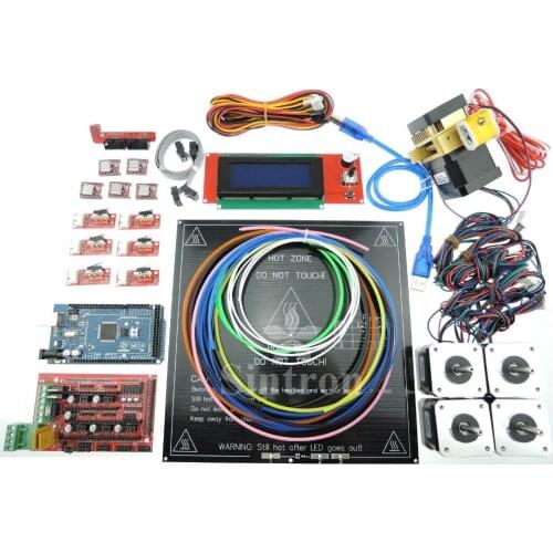 [SINTRON] 3D Printer Kit RAMPS 1.4 + Mega 2560 + A4988 + Motor + Extruder RepRap