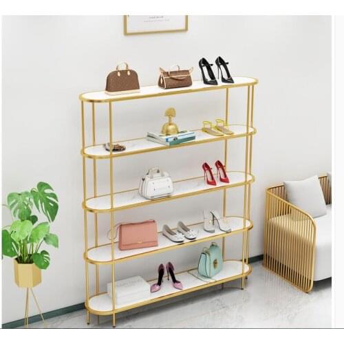 Clothing store shoe rack multilayer clothing storage display rack rack floor bag rack shoe store display rack floor type