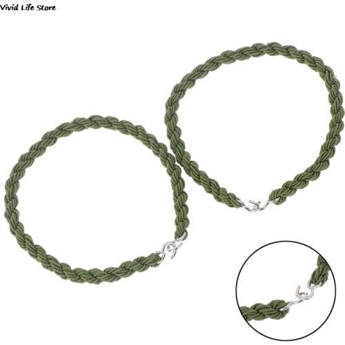 New 2Pcs Tactical Army Leggings Elastic Rope Trouser Leg Strap Riding Boot Rubber Band