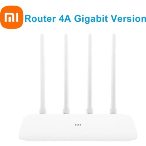 Xiaomi Mi Router 4A Gigabit Version AC1200 2.4GHz 5GHz WiFi Repeater 128MB High Gain 4 Antennas Network Extender for Smart Home