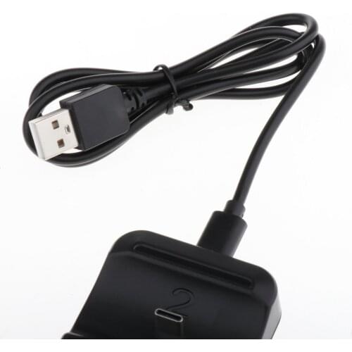 Dual Controller Charger Dock for PS5, Charging Station for Sony 5 Controllers Black Charging Cradle