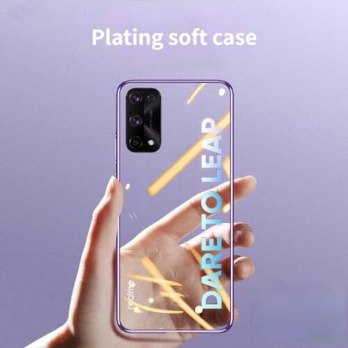Camera Protective Plating Phone Case for OPPO Realme X7 Pro RealmeX7 X7Pro X 7 Soft Clear Silicone Ultrathin Original Back Cover