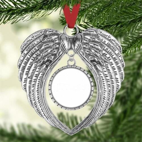 1 PC Angel Wing Ornament Christmas Tree Pendant Decoration Unique Gifts Christmas Tree Decorations DIY party product accessori