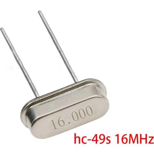 10pcs hc-49s 16MHz Oscillator quartz resonator HC49S 49S 16M 16.000mhz crystal
