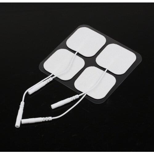 200 pcs tens Transcutaneous massager Electrical Nerve Stimulation electrodes pads 4cm*4cm electroe stimulador reusable patch