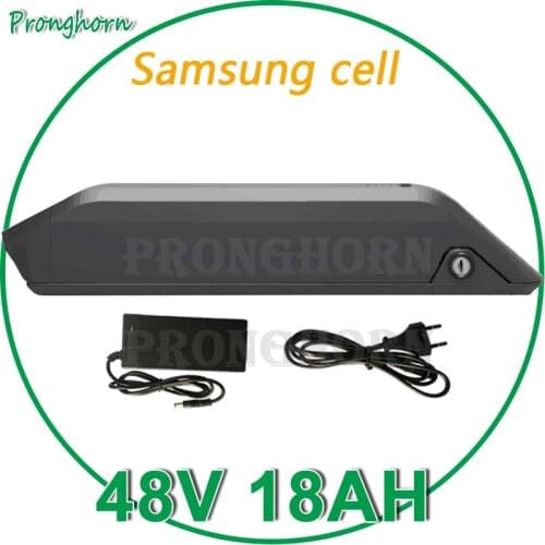 2020 Newest 48V Unicorn Down Tube E-Bike Battery 13S 48V 9Ah 10Ah 12Ah 14Ah 15Ah 18Ah use Samsung cell for Bafang/TSDZ2 Motor