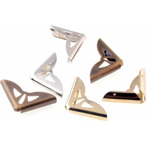 Free Shipping 40PCs Book Scrapbooking Albums Menus Folders Corner Protectors 22x22x31mm