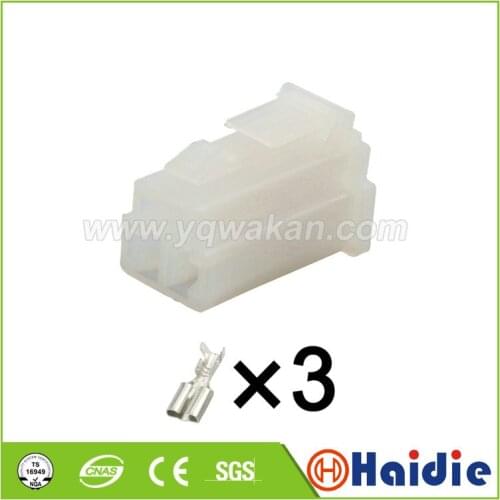 Free shipping 5sets 3pin sumitomo 250 type connector auto wire harness cable female connector MG 610045 MG610045