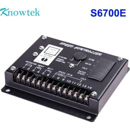 Speed Control Unit S6700E Speed Controller for Diesel Generator Genset