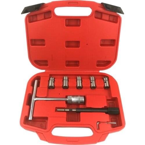 7PCS Diesel Injector Seat Cutter Set For Injector Seat Cleaning & Recutting Rail Diesel Engines Case Send Randomly